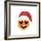 Emoji Smile Heart Xmas Hat-Ali Lynne-Framed Giclee Print