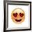 Emoji Smile Heart-Ali Lynne-Framed Giclee Print