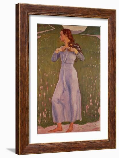 Emotion (Ergriffenheit), 1900-Ferdinand Hodler-Framed Giclee Print