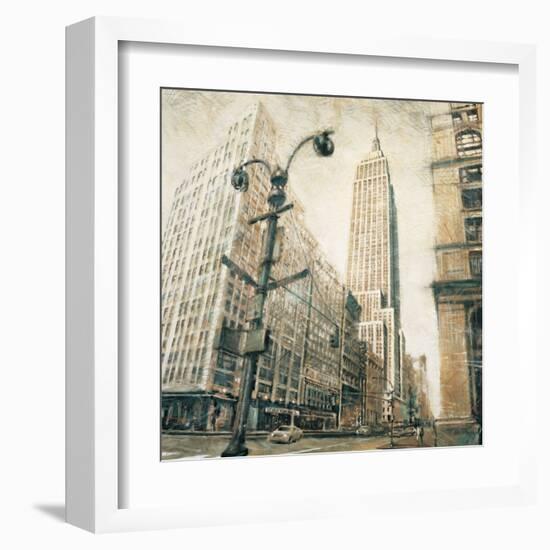 Emp St Bldg fr MadisonAve-Matthew Daniels-Framed Art Print