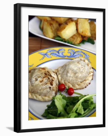 Empanadas and Potatoes, Mendoza, Argentina, South America-Yadid Levy-Framed Photographic Print