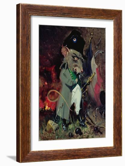 Emperor Boney-Port-Salut (1971)-Terence Cuneo-Framed Giclee Print