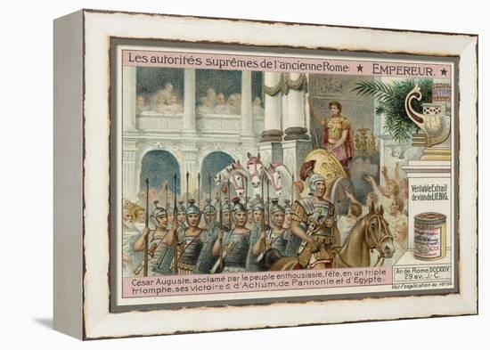 Emperor, Caesar Augustus-European School-Framed Premier Image Canvas