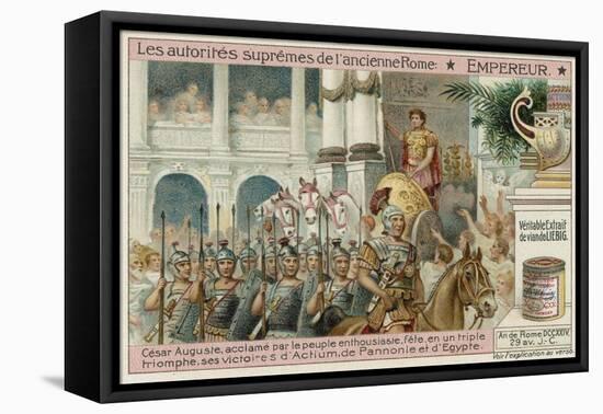 Emperor, Caesar Augustus-European School-Framed Premier Image Canvas