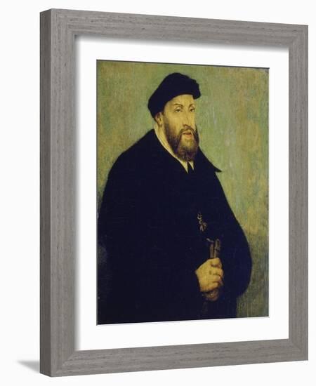 Emperor Charles V-Lucas Cranach the Elder-Framed Giclee Print