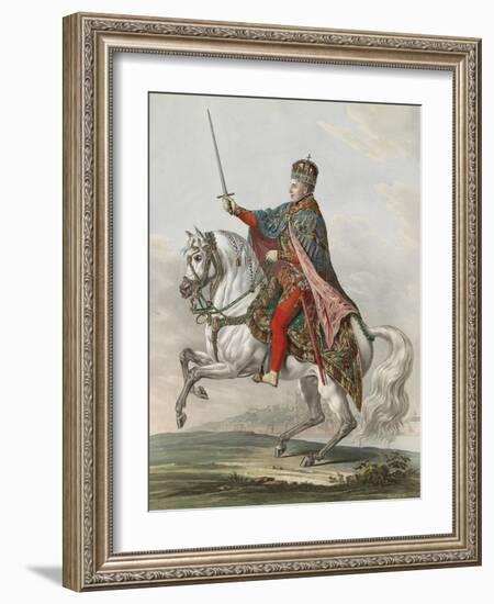 Emperor Ferdinand I of Austria as King of Hungary, 1830-Franz Wolf-Framed Giclee Print