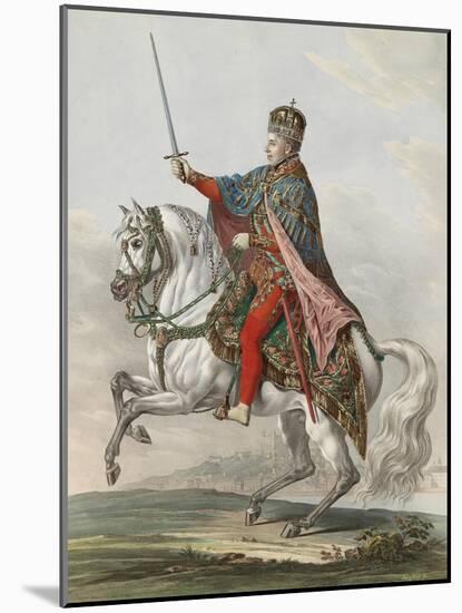 Emperor Ferdinand I of Austria as King of Hungary, 1830-Franz Wolf-Mounted Giclee Print