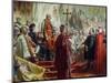 Emperor Franz Joseph I and Empress Elizabeth in Budapest, 8th July 1896-Gyula Benczur-Mounted Premium Giclee Print