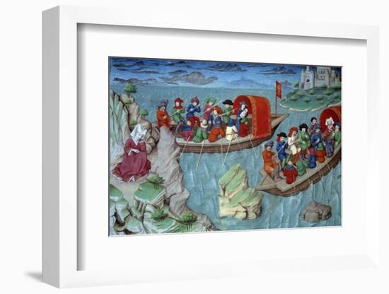 Emperor Frederic II Leaving Sicily with His Suite-null-Framed Photographic Print