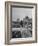 Emperor Hirohito Standing on Platform and Waving to the Crowd-Carl Mydans-Framed Photographic Print