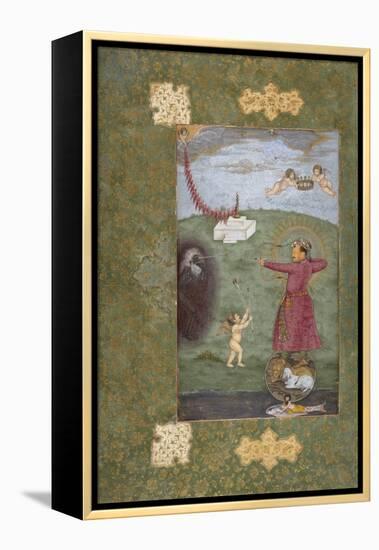 Emperor Jahangir Triumphing over Poverty-null-Framed Stretched Canvas