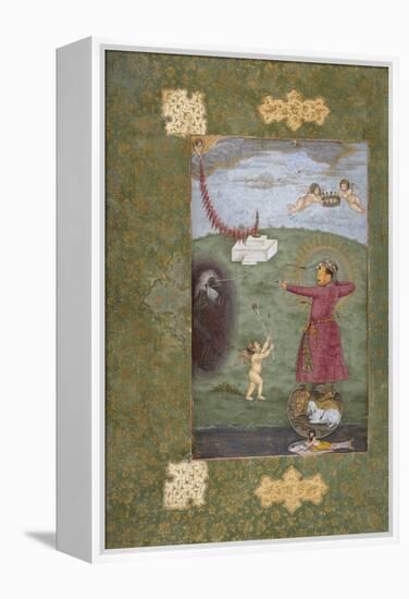 Emperor Jahangir Triumphing over Poverty-null-Framed Stretched Canvas