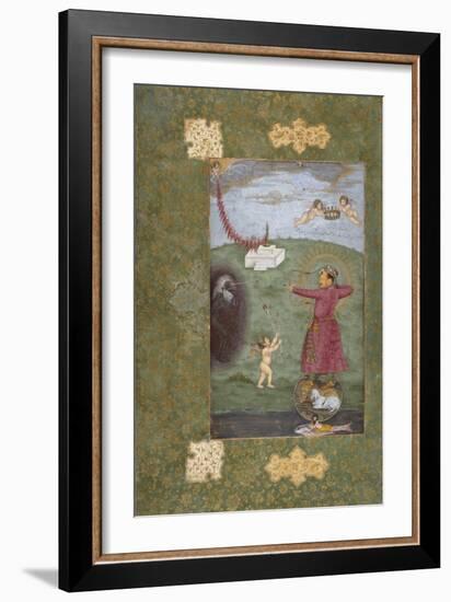 Emperor Jahangir Triumphing over Poverty-null-Framed Premium Giclee Print