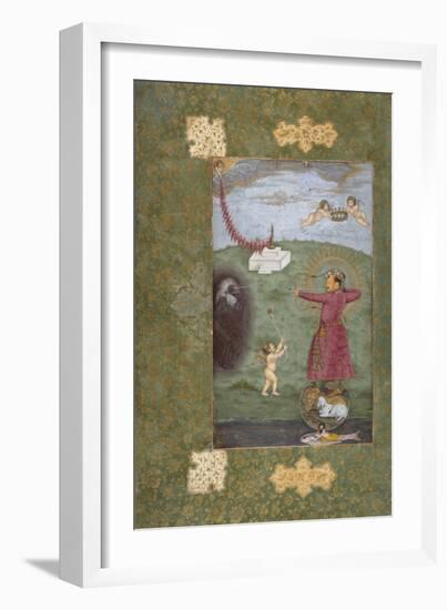 Emperor Jahangir Triumphing over Poverty-null-Framed Premium Giclee Print