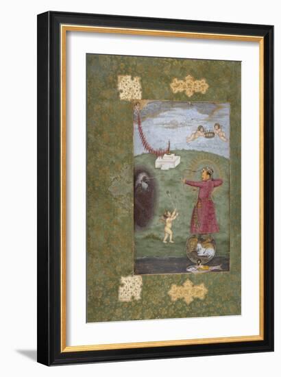 Emperor Jahangir Triumphing over Poverty-null-Framed Premium Giclee Print