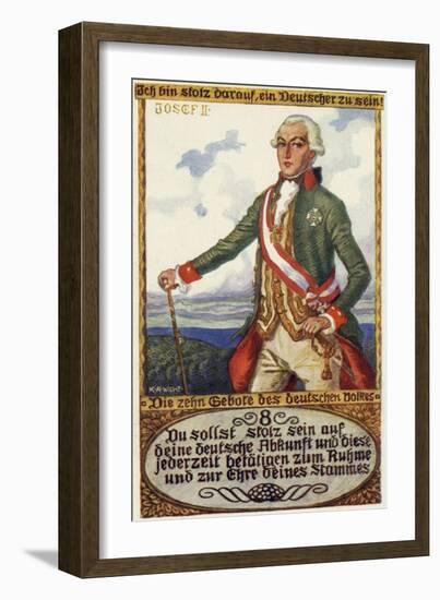 Emperor Joseph / Josef-Jean-Etienne Liotard-Framed Giclee Print