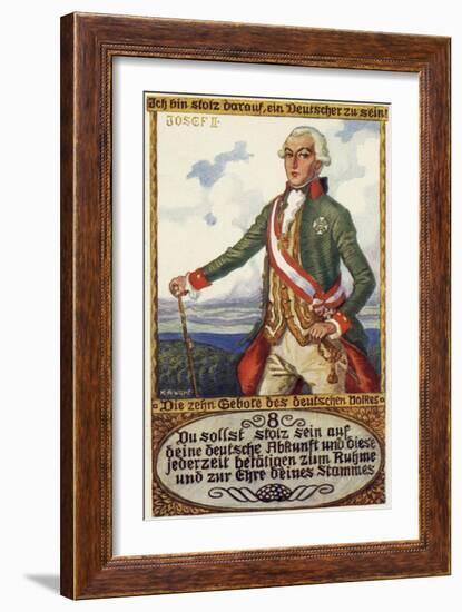 Emperor Joseph / Josef-Jean-Etienne Liotard-Framed Giclee Print