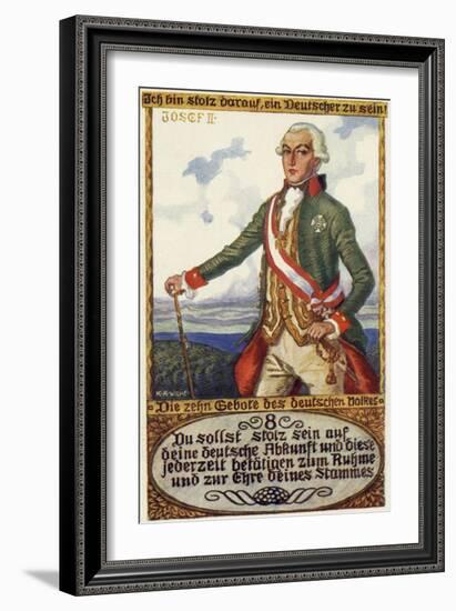 Emperor Joseph / Josef-Jean-Etienne Liotard-Framed Giclee Print