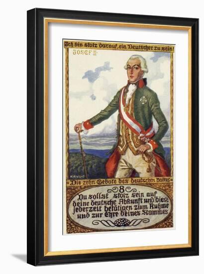 Emperor Joseph / Josef-Jean-Etienne Liotard-Framed Giclee Print