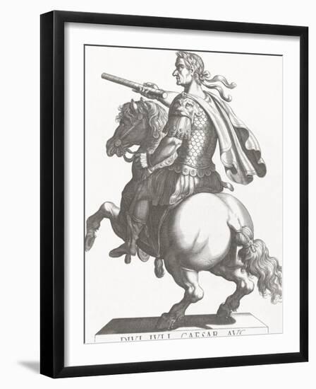 Emperor Julius Caesar-Antonio Tempesta-Framed Art Print