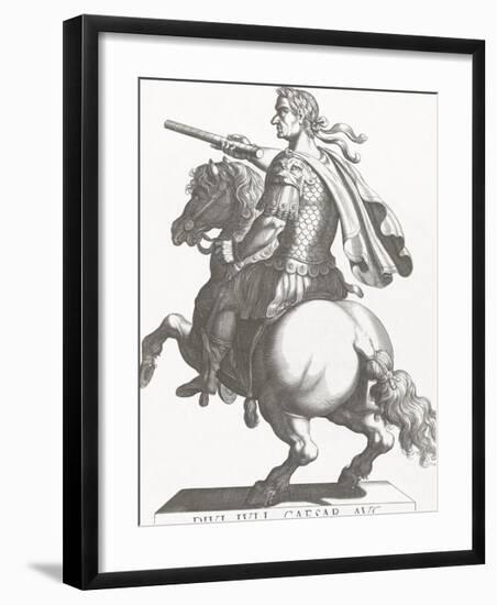 Emperor Julius Caesar-Antonio Tempesta-Framed Art Print