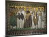 Emperor Justinian, 483-565, and His Court-null-Mounted Photographic Print