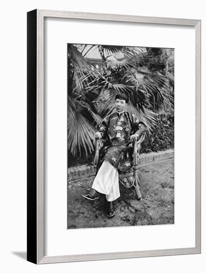 Emperor Khai Dinh (1885-192), 12th Emperor of the Nguyen Dynasty, Annam, Vietnam, 1922-null-Framed Giclee Print