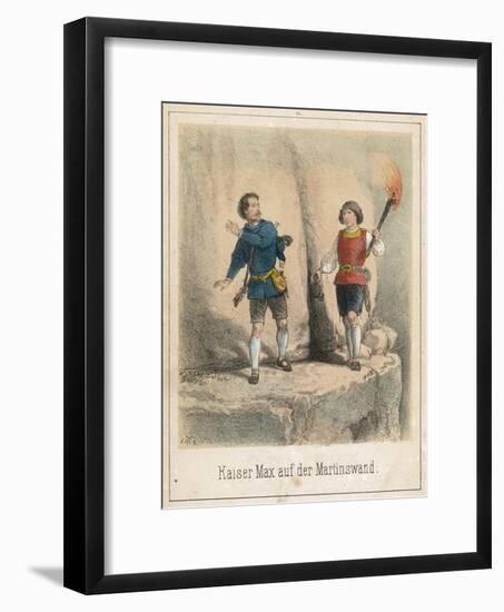 Emperor Max on the Martinswall-Theodor Hosemann-Framed Giclee Print