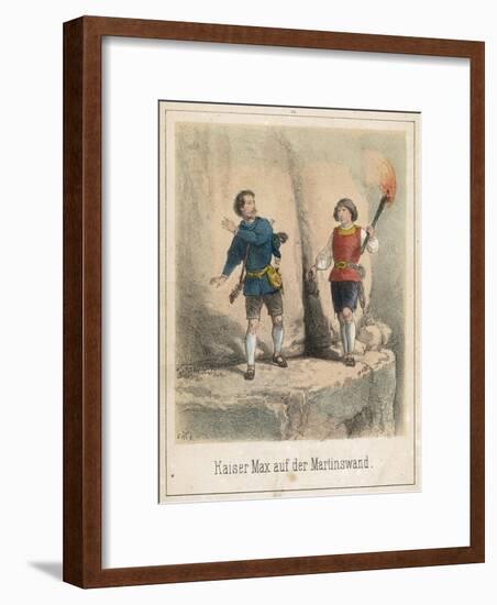 Emperor Max on the Martinswall-Theodor Hosemann-Framed Giclee Print