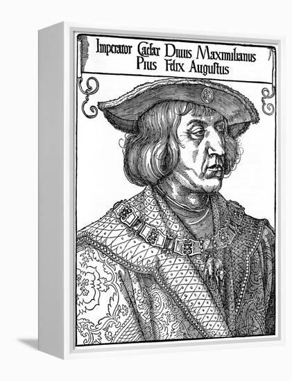 Emperor Maximilian I, 1519-Albrecht Durer-Framed Premier Image Canvas