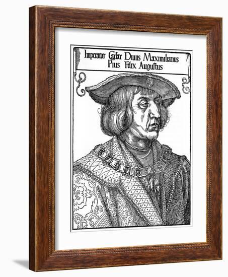 Emperor Maximilian I, 1519-Albrecht Durer-Framed Giclee Print