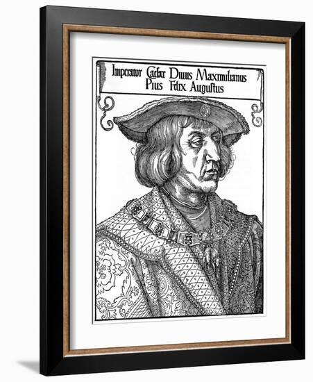 Emperor Maximilian I, 1519-Albrecht Durer-Framed Giclee Print