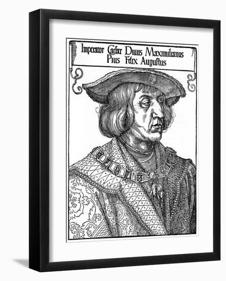 Emperor Maximilian I, 1519-Albrecht Durer-Framed Giclee Print