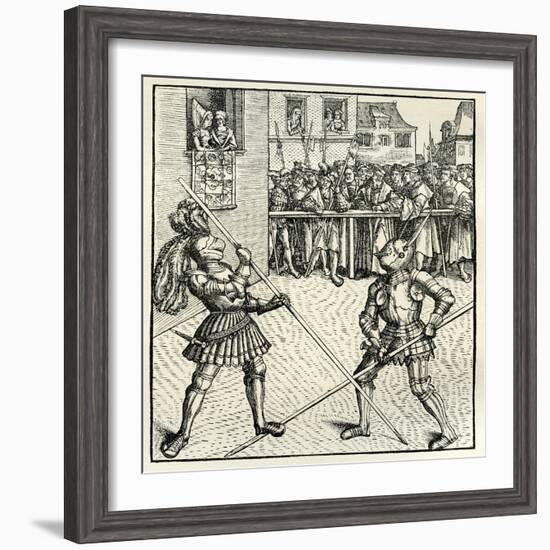 Emperor Maximilian I-Hans Burgkmair-Framed Giclee Print