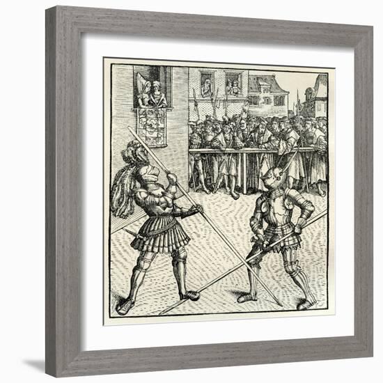 Emperor Maximilian I-Hans Burgkmair-Framed Giclee Print