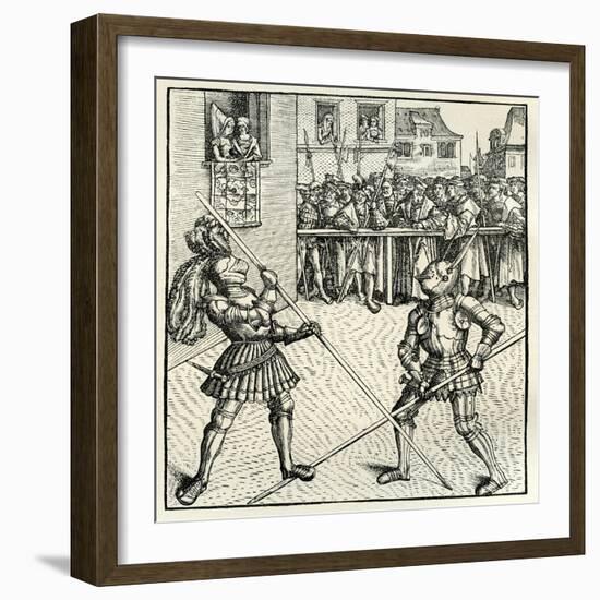 Emperor Maximilian I-Hans Burgkmair-Framed Giclee Print