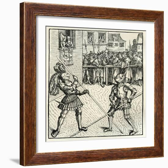 Emperor Maximilian I-Hans Burgkmair-Framed Giclee Print