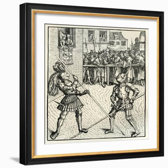 Emperor Maximilian I-Hans Burgkmair-Framed Giclee Print