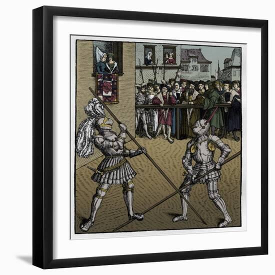 Emperor Maximilian I-Hans Burgkmair-Framed Giclee Print