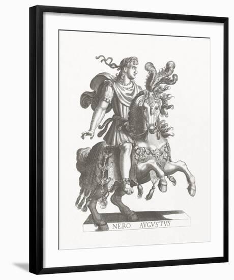 Emperor Nero-Antonio Tempesta-Framed Art Print