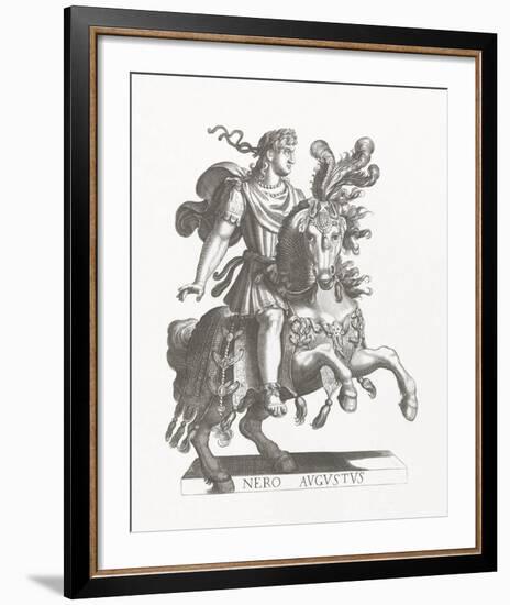 Emperor Nero-Antonio Tempesta-Framed Art Print