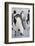 Emperor Penguin and Chick in Antarctica-Paul Souders-Framed Photographic Print