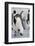 Emperor Penguin and Chick in Antarctica-Paul Souders-Framed Photographic Print