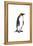 Emperor Penguin - Icon-Lantern Press-Framed Stretched Canvas