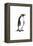 Emperor Penguin - Icon-Lantern Press-Framed Stretched Canvas