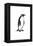 Emperor Penguin - Icon-Lantern Press-Framed Stretched Canvas