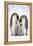 Emperor Penguin, Two Adults with Two Chicks-null-Framed Premier Image Canvas