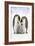 Emperor Penguin, Two Adults with Two Chicks-null-Framed Photographic Print