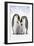 Emperor Penguin, Two Adults with Two Chicks-null-Framed Photographic Print