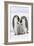 Emperor Penguin, Two Adults with Two Chicks-null-Framed Photographic Print